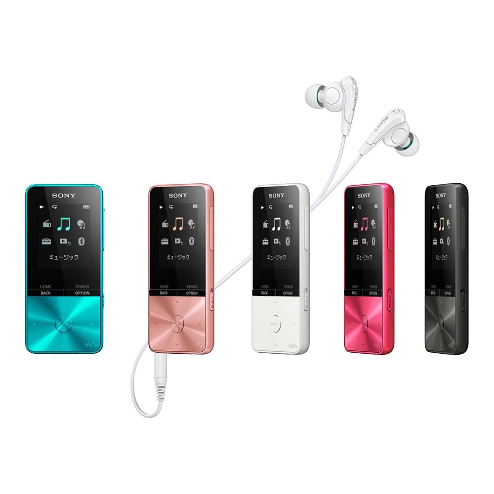 Sony Walkman S Series 16GB NW-S315: MP3 player, Bluetooth compatible, up to 52 hours of continuous playback, earphones included, 2017 model, light pin