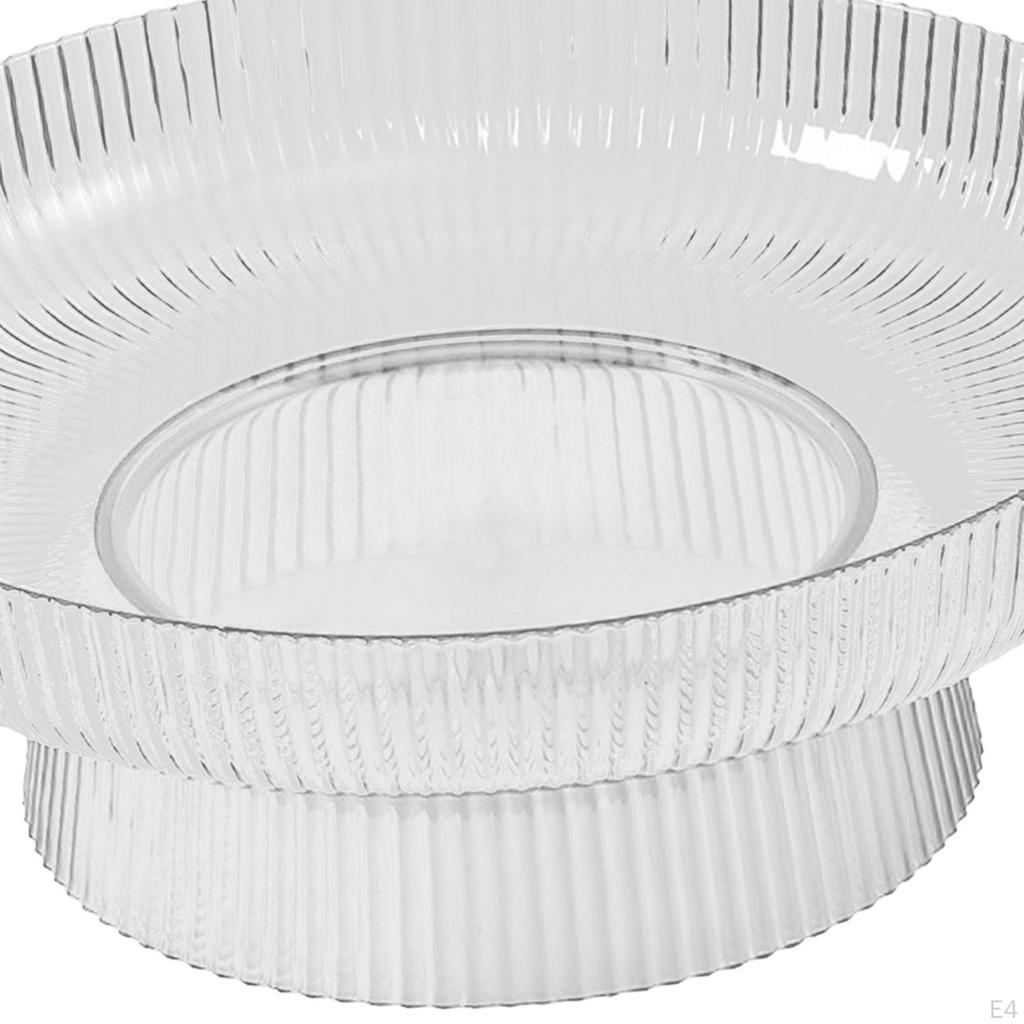 Decorative Pedestal Bowl Dessert Display Stand Storage Baskets Organization Dish Holder for