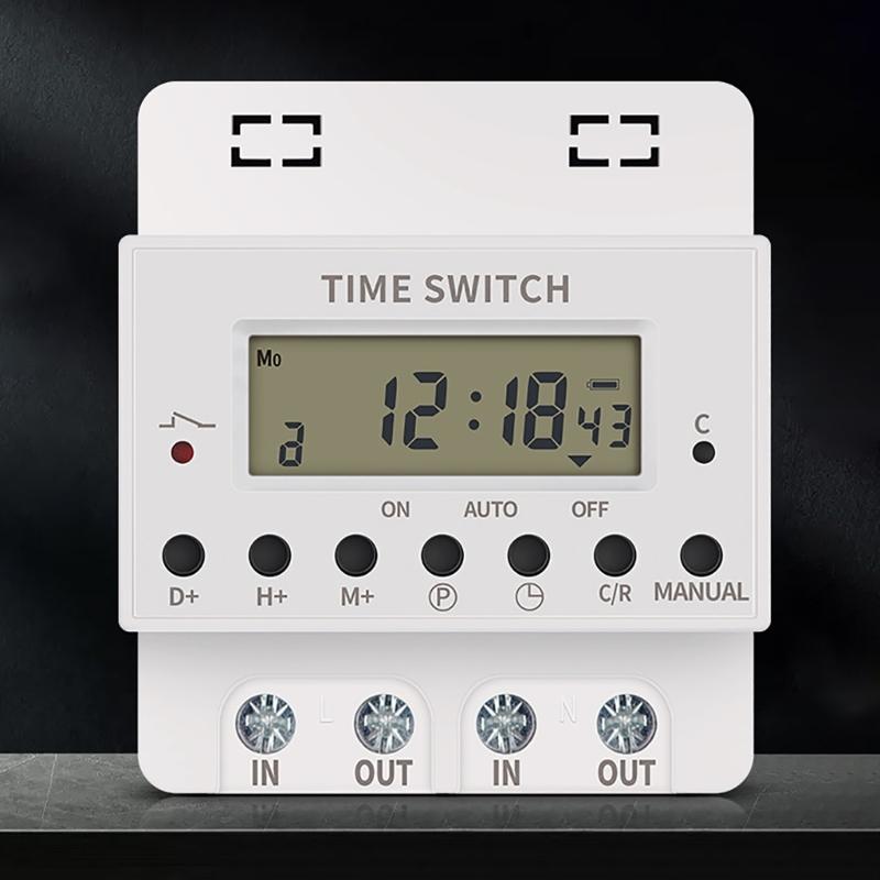 KG316T Timer Convenient & Easy to Use Timing Switches  with Large Display Flame Retardant Timing Switches for Farm
