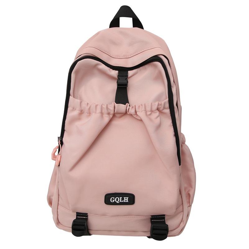 Sac à dos décontracté simple grande capacité sac à dos de voyage tendance sac d'école pour lycéen étudiant