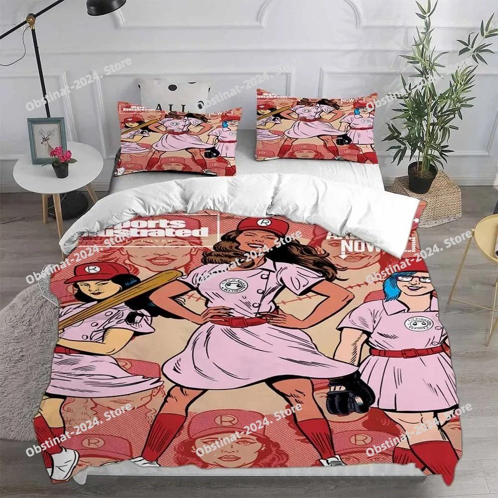 A League of Their Own Bedding Sets Comforter Quilt Bed Cover EU Singel Duvet Cover Pillow Case 3 Pieces Sets Kids Adult Size
