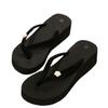 Fashion Summer Women Wedge Flip Flops Fashion Thick Sole Sandals Casual Beach Holiday Slippers