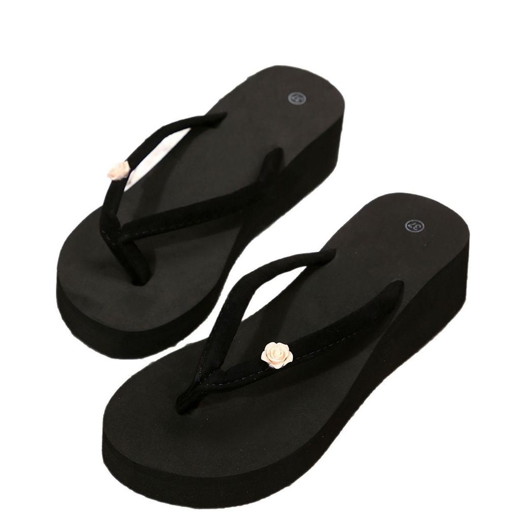 Fashion Summer Women Wedge Flip Flops Fashion Thick Sole Sandals Casual Beach Holiday Slippers
