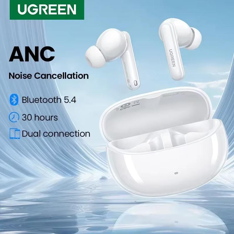 Ugreen HiTuneT3 Pro Wireless Bluetooth Earbuds with ANC Active Noise Cancellation for Apple, Huawei, and Xiaomi Phones WS206