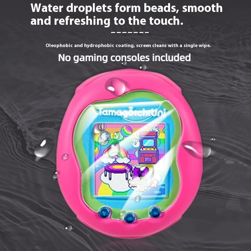 HD Anti-Scratch PET/TPU Screen Guard Protector Film Set For Tamagotchi Game Console Anti-Fingerprint Uni Band Pet Accessories
