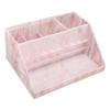 Staubdichter Aufbewahrungsorganizer Acryl Rosa Fach Marmorstruktur Wimpernzubehör-Organizer