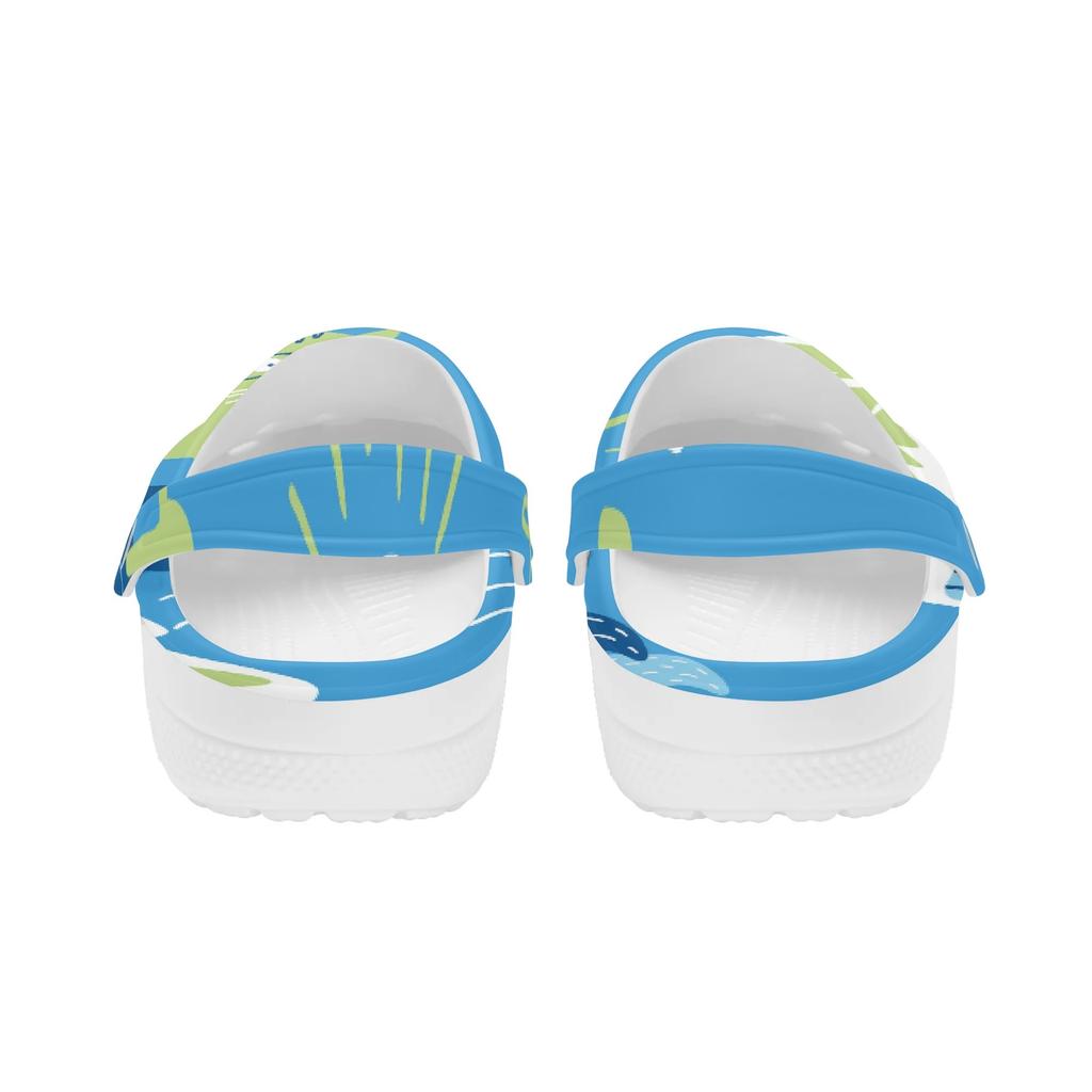 Erwachsene Unisex Süße Bedruckte EVA Clogs Leichte Weiche Slip-On Freizeitschuhe Flexible Weiche Sohle Sommersandalen Einfach für den täglichen Gebrauch