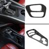 Carbon Fiber Look Car Interior Center Console Gear Shift Handle Panel Decoration Cover Stickers For Dodge Challenger 2015-2022