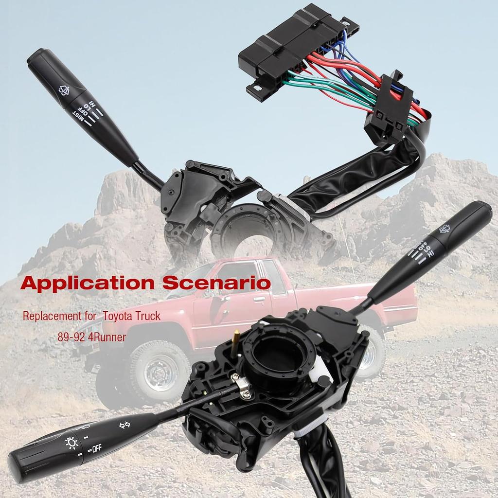 84310-35300 Headlight Turn Signal Wiper Switch Replacement for Toyota Pickup Truck 1989-1995