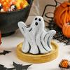 Incense Tube Holder Ghost Holder, Halloween Cute Ghosts Scents Burner, Resin Party Decor Waterfall Burner Backflow Decorative Home Desktop