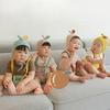Kids' Summer Striped Cotton T-Shirt - Short Sleeve Korean Style