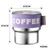 Creative 304 Stainless Steel Cup with Lid Large Capacity Insulation Cup Car Mounted Cooling Portable and Compact Coffee Milk Mug