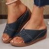 Summer Thick Sole Wedge Sandals for Women Light Non-slip Beach Shoes Woman  43 Peep Toe Platform Slipper Footwear