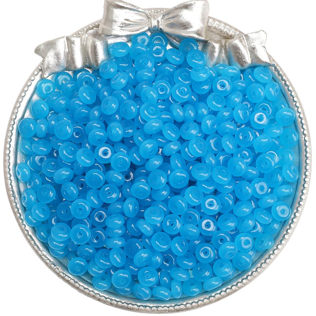 High quality wheel bead glass rice bead DIY jewelry accessories handmade beaded bracelet material