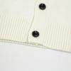 AMI New Autumn and Winter Silver Love Alpaca Wool Blend Soft and Sticky Couple Cardigan Knitted Sweater
