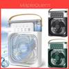 Mini Desktop Cooling Fan With Mist Spray Usb Powered Quiet Portable Air Conditioner For Dorm Room And Office In Five Colors