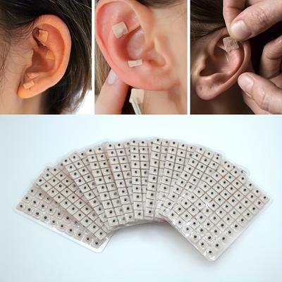 600ks akupresurních semínek pro masáž uší, přirozená relaxace, neelektrické, bezbateriové nástroje pro ušní akupunkturu