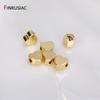 Trendy Gold Plated Brass Heart Beads Spacer Beads For DIY Handmade Bracelet Necklace Making Accessories Wholesale
