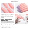 5Pcs Silicone Nail Art Practice False Fingers Set Manicure Training Tool