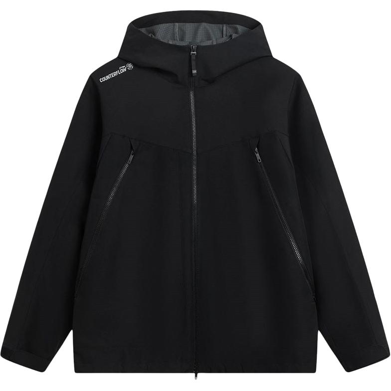 

Li-Ning Мужская ветровка CF для улицы, водостойкая, светоотражающая, куртки, цвет пальмовое золото AFDVB43-4 M