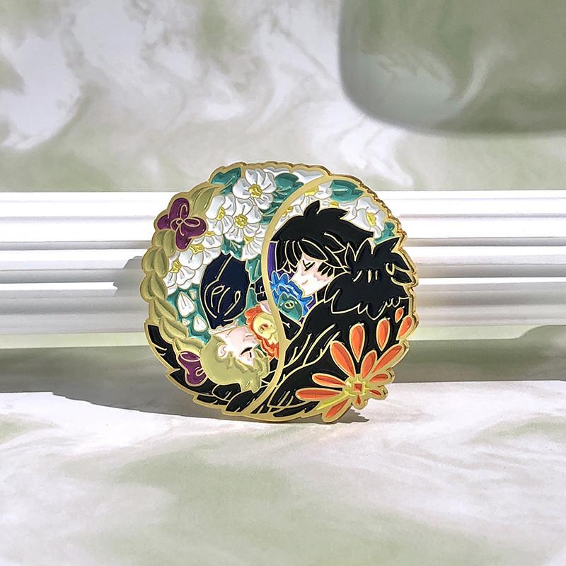 Creative Anime Cartoon Brooch Unique Design Fashion Accessory For Bags And Clothing