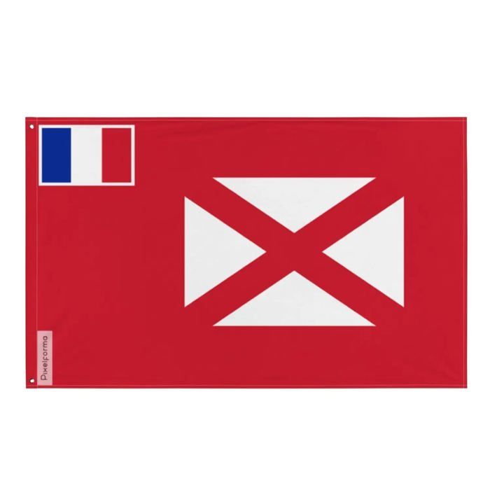Drapeau - Wallis-et-Futuna - 1887-1910 - Polyester - 96 x 144 cm - Impression recto/verso