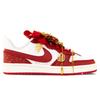 Nike Court Borough Cushioning, Wear Resistant Low Top Skateboard Shoes Women's Red Gold BQ5448-119(Team1302-)
