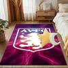 Aston Villa Crest Design Rug Game Carpet, Floor Mat for Bedroom Living Room Entryway Rug, Home Decor Idea Gift for Christmas Birthday