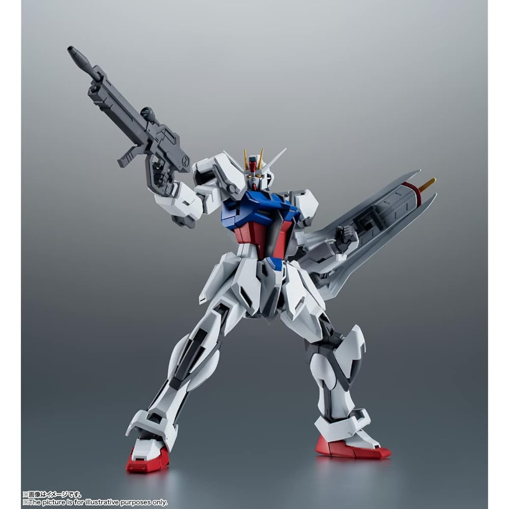 TAMASHII NATIONS ROBOT Spirits Gundam SEED GAT-X105 Strike Gundam A.N.I.M.E. 125mm PVC ABS Action Figure