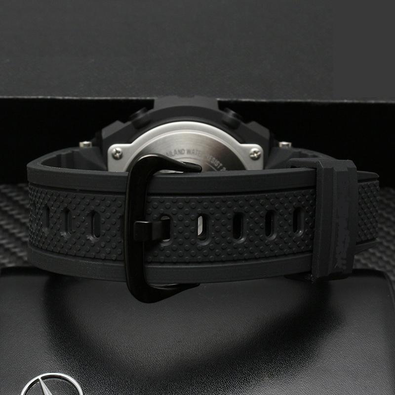 Gumový řemínek k hodinkám pro Casio GST-W120L S130L S310 B100 GST-W100G vysoce kvalitní silikonové příslušenství k řemínku 26mm-14mm