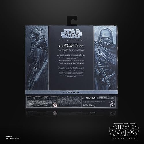 STAR WARS Black Series Ahsoka Tano & HK-87 Assassin Droid Ahsoka 6-inch Action Figure 2-Pack, Ages 4 and Up