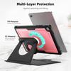 For Samsung Galaxy Tab A11+/A9+ Tablet Case Detachable PC + TPU + PU Leather Flip Cover