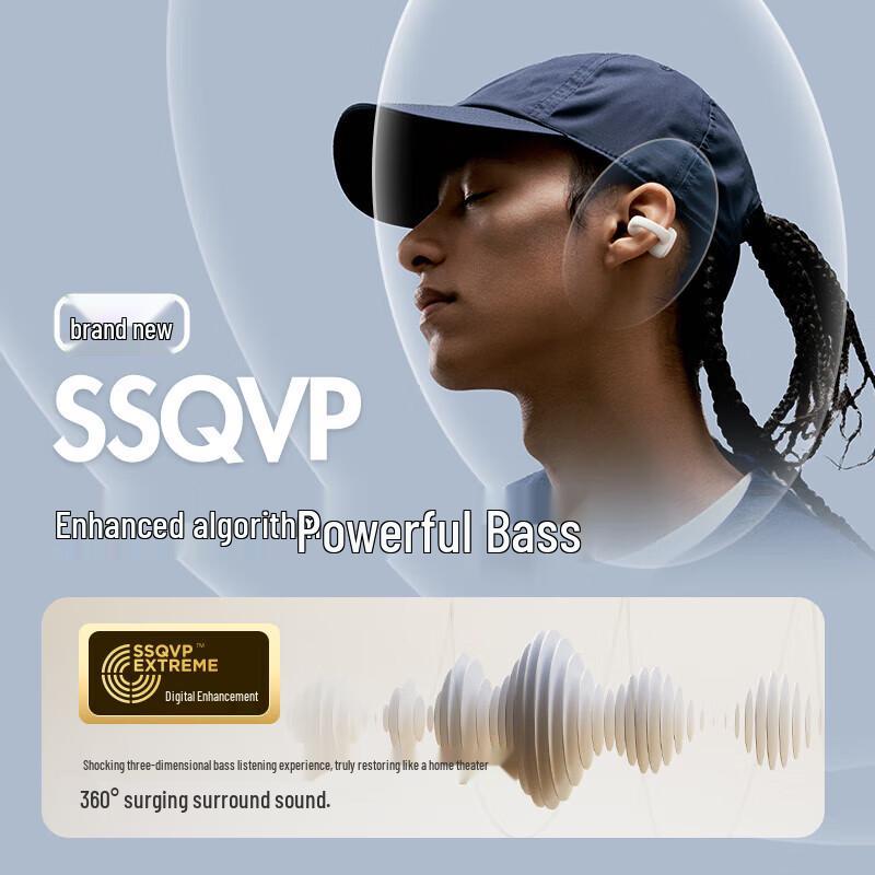 Saina Open-Ear Bone Conduction Bluetooth Headset