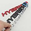 3D Metal Chrome HYBRID Logo Side Fender Rear Trunk Emblem Badge Car Sticker Decals For Toyota Prius Camry Crown Auris Rav4s TRD
