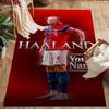 Haaland (126) Customize Text Floor Mat Suitable for Entryway Bedrooms Outdoor Decorate room Antislip Carpet Office home decor Gift for Festivals
