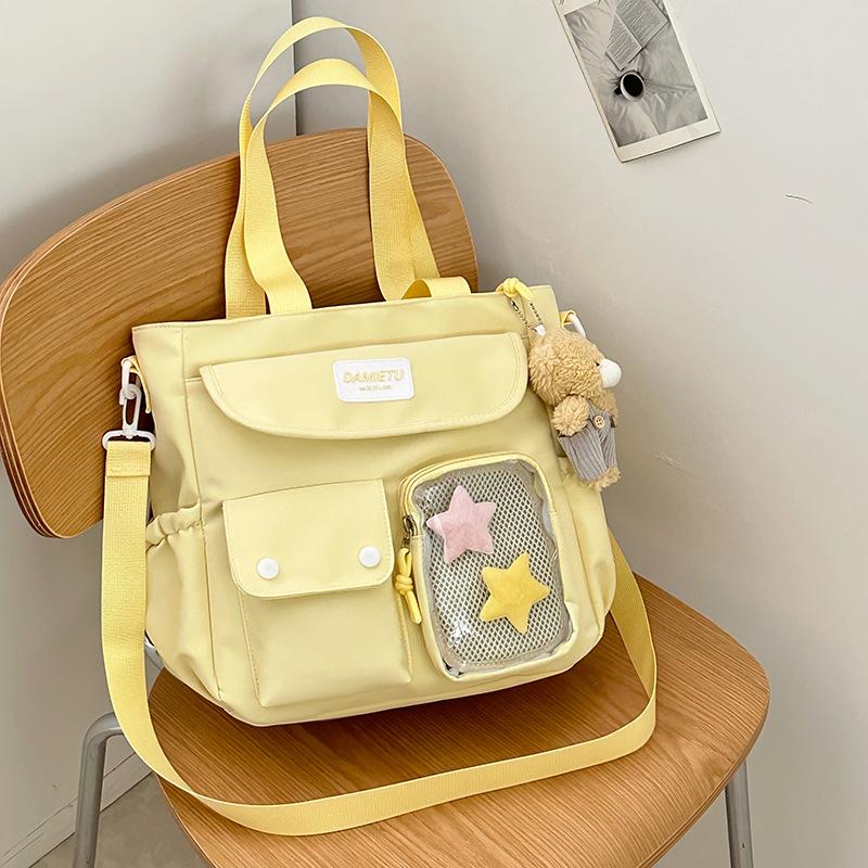 Japan and South Korea Leisure Backpack Large Capacity Class Make-up Bag Simple Junior High School Student Bag Girl