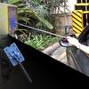 Upgrades Car Access Card Extender Poles Adjustable Length 30cm To 90cm ABS & Steel Components for Drive Through Stations