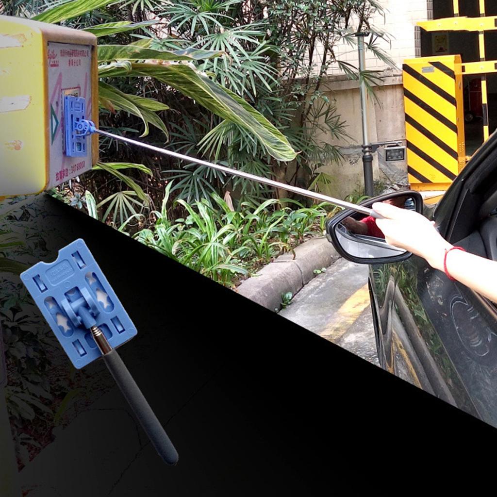 Upgrades Car Access Card Extender Poles Adjustable Length 30cm To 90cm ABS & Steel Components for Drive Through Stations