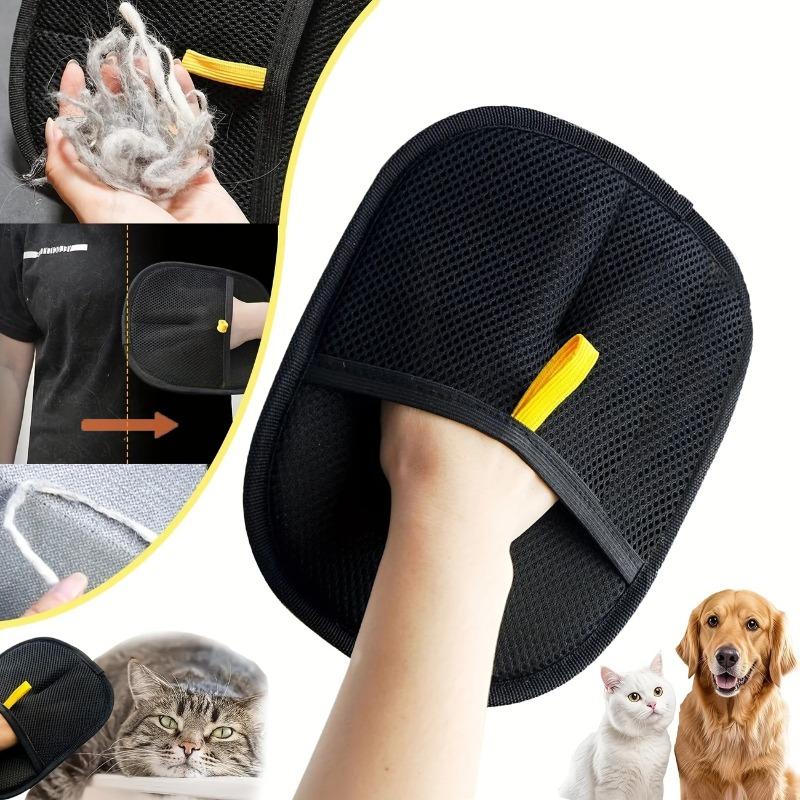 Guantes Removedores de Pelo de Mascotas Limpiador de Pelo de Gato Cepillo Removedor de Pelo Limpiador de Pelo Pegajoso Cepillo Limpiador de Pelo para Alfombras Ropa