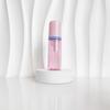 60ml Red Translucent Mousse Dispenser: Cosmetic Brush Foam Bottle for Face Wash and Travel Use
