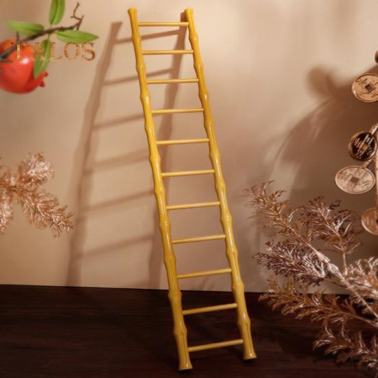 Step Ladder Home Decor Chinese Style Ladder Ornament Retro Ladder Crafts Sculpture Housewarming Supplies for Home Office Restaurant Hotel