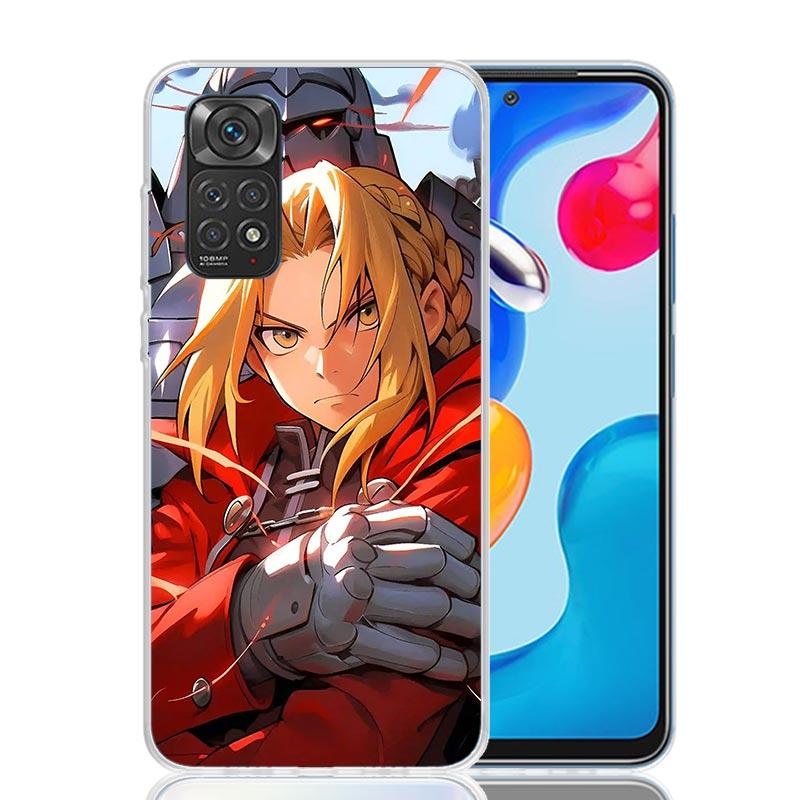 Anime F-ullmetal A-Alchemist Phone Case For Xiaomi Redmi Note 15 14 13 12S 12 Pro Plus 11S 11E 11 11T 10S 10 Art Soft Pattern Co
