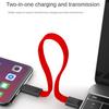 2.4A Fast Charging Key Chain Data Cable Lanyard USB Charger Cable For Android Type-C Support Data Transmission