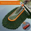 Car Dust and Snow Cleaning Brush with Retractable Rod