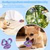 3 Pcs Dog Chew Toys Puppy Teething Interactive Pet Toothbrush Toy Teeth Cleaning Durable Chewing Training for Small/Medium Dog