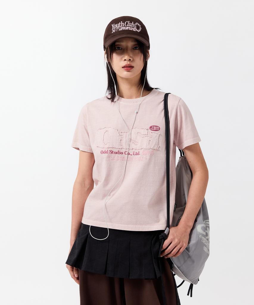 ODDSTUDIO Youth Club Embroidered Logo Ball Cap - Brown