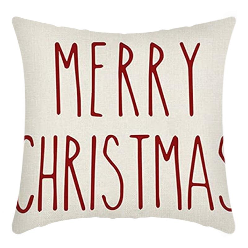 Weihnachts-Überwurf-Kissenbezug Heimdeko Weihnachtsgeschenk Kissen Sofakissenbezug Kissenbezug