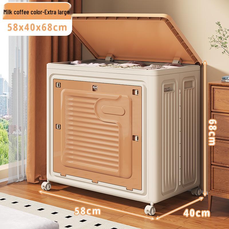 Large Capacity Foldable Clothing Organizer with Wheels