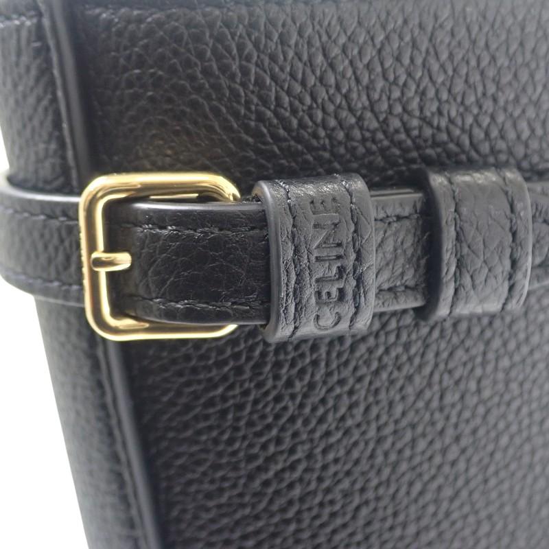 CELINE 118613ENY.38NO 2WAY bag black leather Women