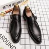 Large size spring men's British style business casual shoes fashion youth pointed leather shoes 2025 men's shoes